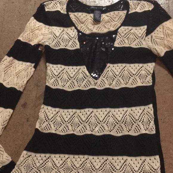 living doll Sweaters - Women’s Living Doll Sparkly Knit Sweater